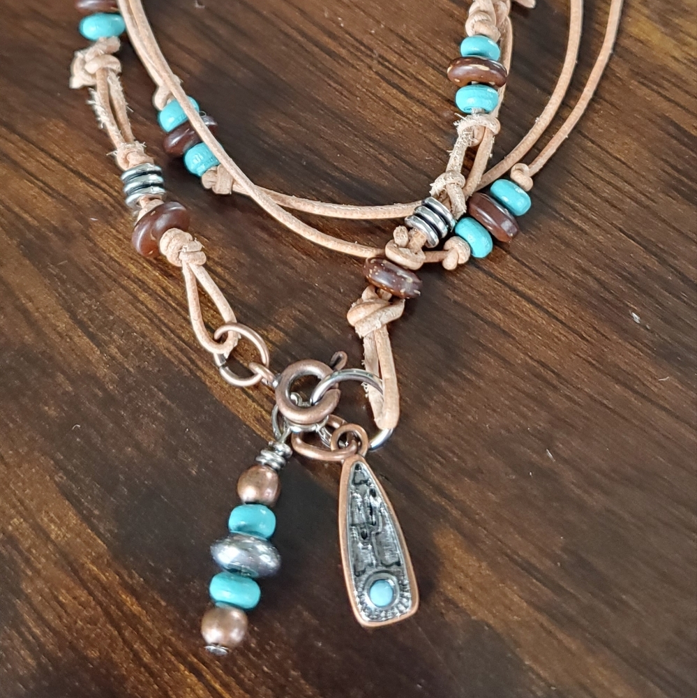 Rustic Wrap Bracelet - image 2